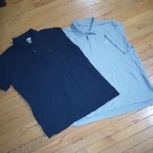 2 Men's Izod golf shirt